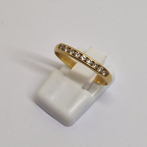 Bague en Or Jaune 18K Taille-57