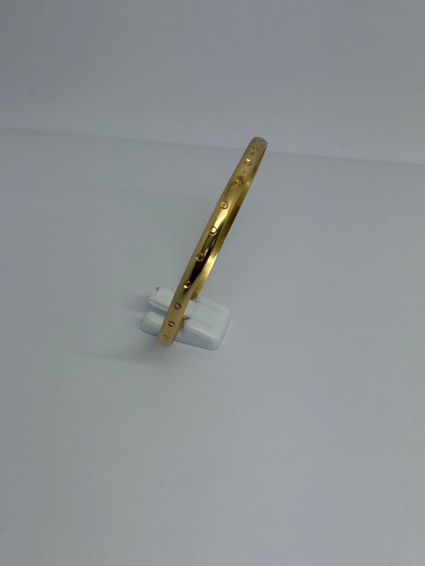 Bracelet Jonc fermé en or jaune 18K - 11.52 G