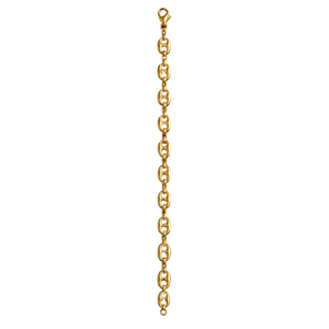 Bracelet Maillon Grain de Café Or Jaune 18k - 11.30gr