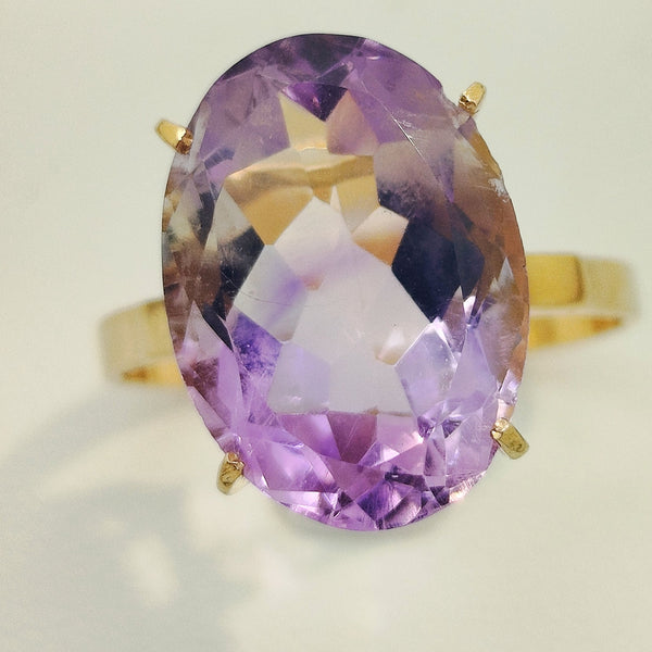 Bague en Or Jaune 18K -Taille 57