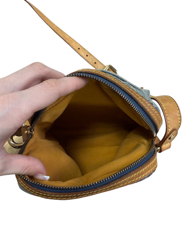 Sac à bandoulière Louis Vuitton Denim monogramme bleu édition limitée