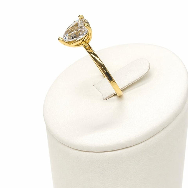 Bague Solitaire Or 18K - Taille 52 - 1.96 Grs