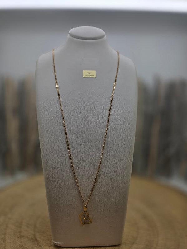 Collier Matinée en Or Jaune 18K 3.92 Grs