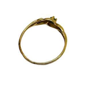 Bague Solitaire en Or Jaune 18k - 1.17 G