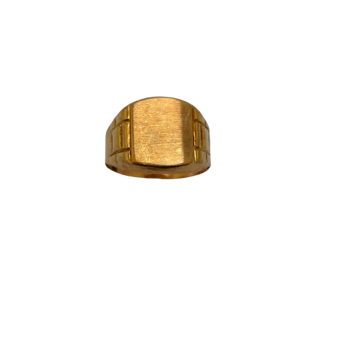 Chevalière en or jaune 18K Taille-67