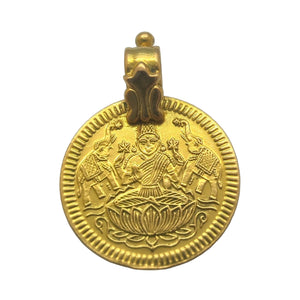 Pendentif Porte Pièce Or Jaune 22K