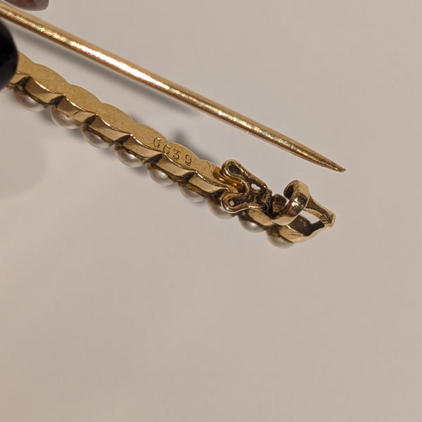 Pendentif Broche Or Jaune 18 K - 3.86 G