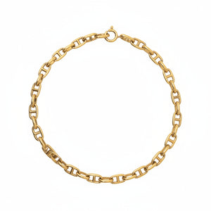 Bracelet Maillon Marine Or Jaune 18 Carats