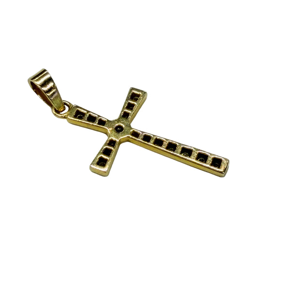 Pendentif en Or Jaune 18K - Diamants - 1.63G