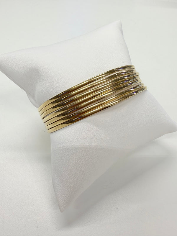 Bracelet Semainier en Or Jaune 18k - 35.05 Grs