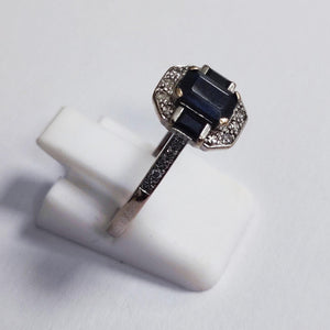 Bague en Or Blanc 18K - Taille 55