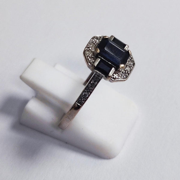 Bague en Or Blanc 18K - Taille 55