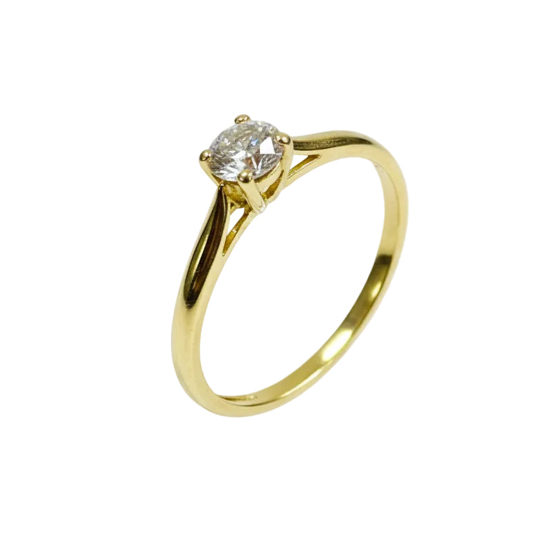 Solitaire en or jaune 18k - 1.47 G