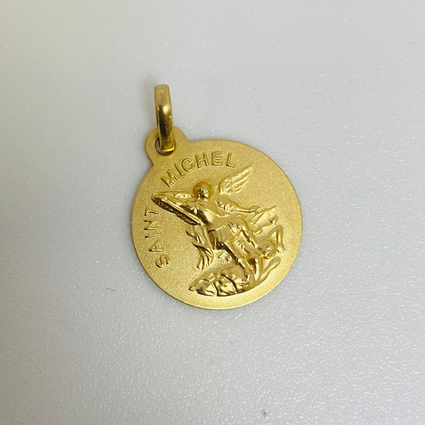 Pendentif Symbole Or Jaune 18k Saint Michel