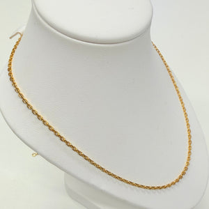 Collier en Or Jaune 18K - 60cm - 8.89gr