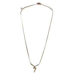 Collier Matinée Or Jaune 18K avec Diamants 0.34 cts