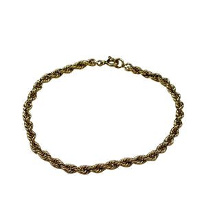 Bracelet maillon en or jaune 18K