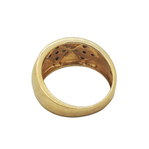 Bague en Or Jaune et Or Blanc avec Diamants 18K