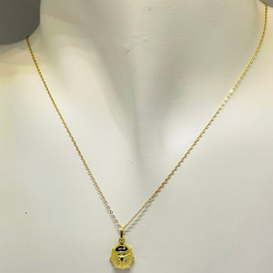 Pendentif Coccinelle en Or Jaune 18K - 0.51 Grs