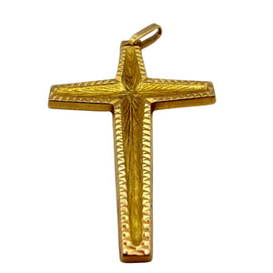 Pendentif Croix en Or 18k - 2.04 G