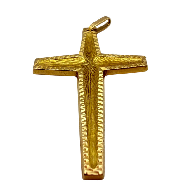 Pendentif Croix en Or 18k - 2.04 G