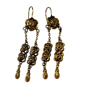 Boucles d'oreilles en Or Jaune 18k