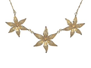 Collier Princesse maille Fantaisie en Or Jaune 18K