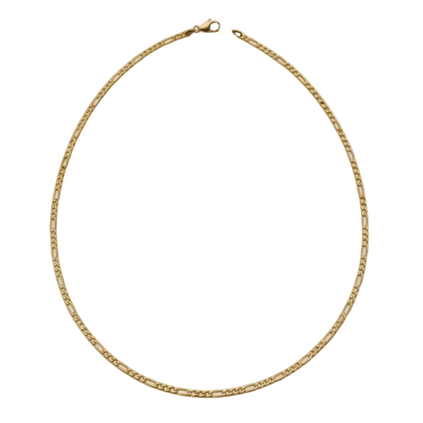 Collier Princesse en Or Jaune Figaro 18k