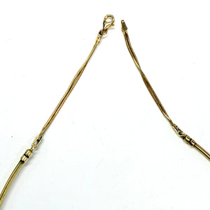 Collier ras du cou en or jaune 18K - 18.73g