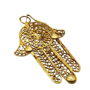 Pendentif main de fatma en Or Jaune 18K 2.26 Grs