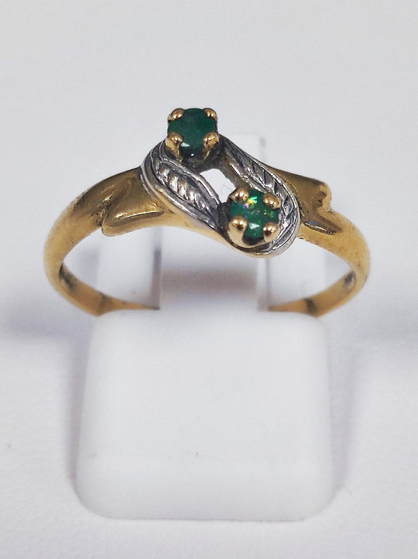 Bagues en Or Jaune 18K avec Oxyde de Zirconium