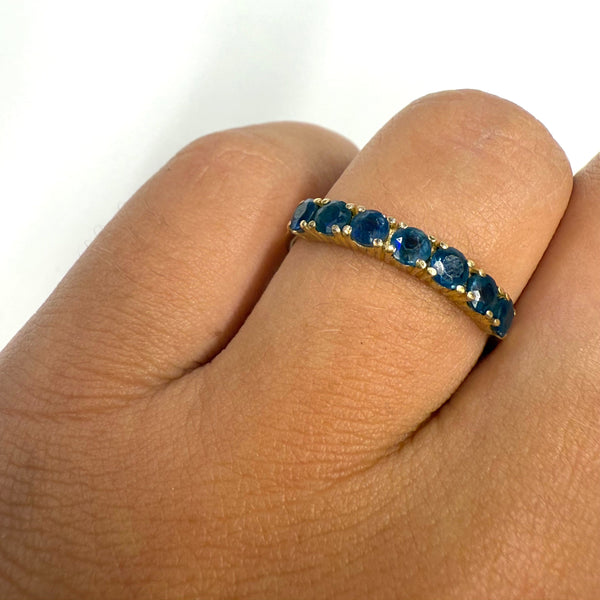 Bague Demi Tour Or Jaune 18k Taille-56