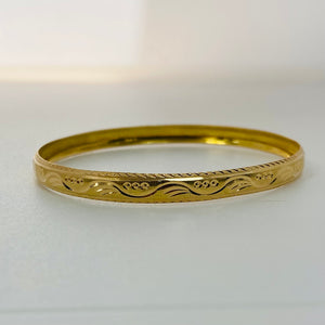 Bracelet Jonc Or Jaune 18 carats - Très Bon État