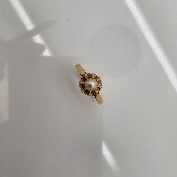 Bague en Or jaune 18K - Taille 52 - 2.43G
