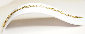 Bracelet Maillon Cheval en Or Jaune 18 Carats - 4.53 Grs