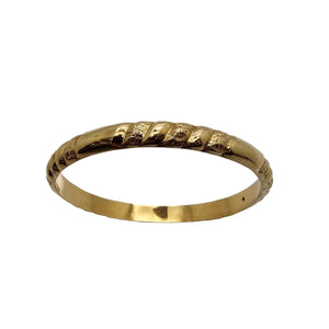 Bracelet Jonc en Or Jaune 18K - 8.79G