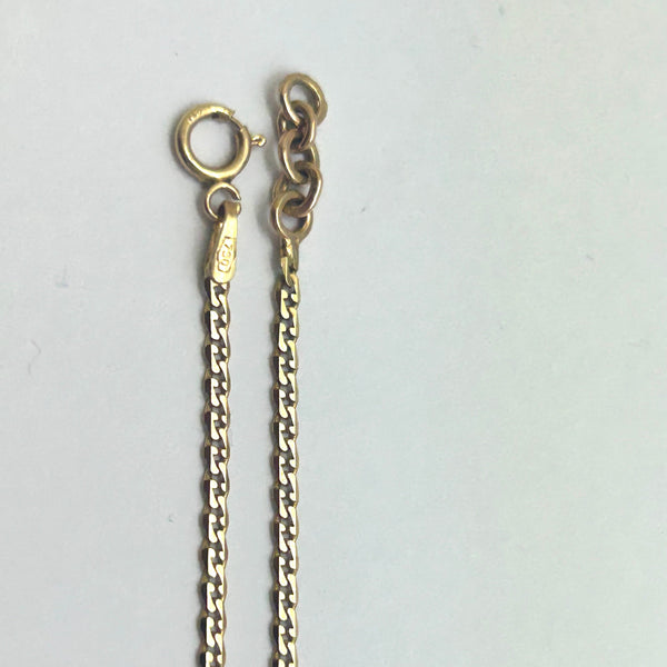 Collier Fantaisie en Or Jaune 18 K avec Oxyde et Rubis