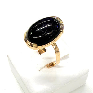 Bague réglable en or jaune 18k  Poids - 3.52 Grs Taille-Réglable plus petit 58 au plus grand 70