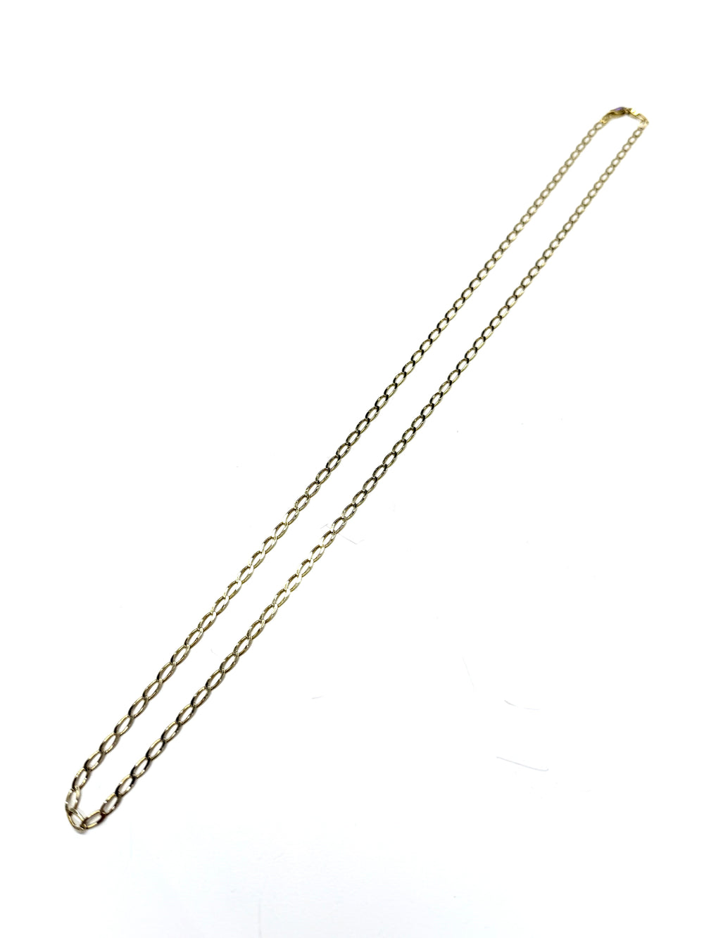 Collier Longue Chaîne en Or Jaune 18K – Maille Cheval