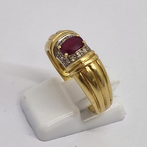 Bague en OR jaune 18K Taille-60