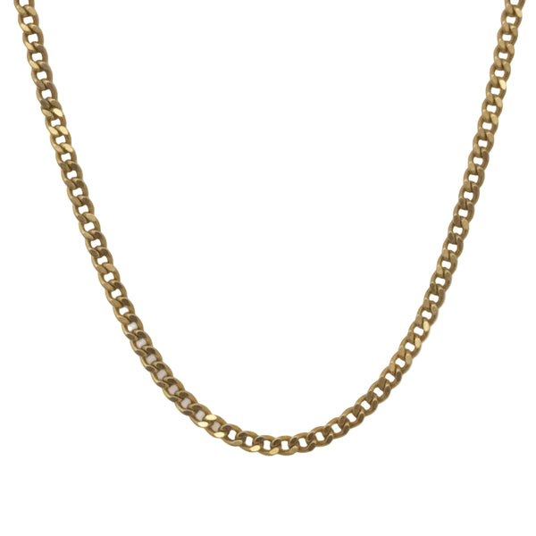 Collier Chaine Gourmette Or Jaune 18K avec Ferm