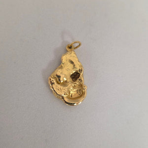 Pendentif pépite en Or Jaune 18K 6.97 Grs