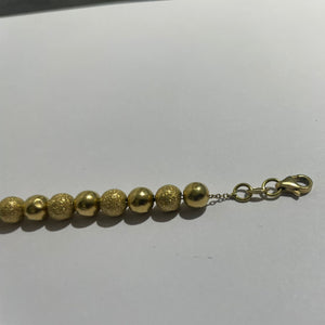 Bracelet Maille Marseillaise Or Jaune 18K 6.35g