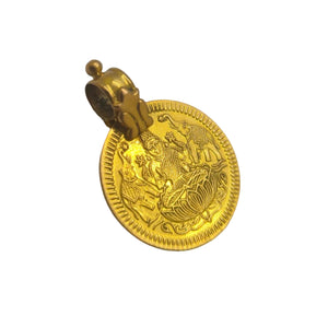Pendentif Porte Pièce Or Jaune 22K
