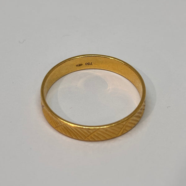 Bagues Alliance Or Jaune 18 Carats Taille 62