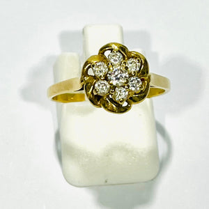 Bague Chou en Or Jaune 18 K - Taille 56 - 2.77 G