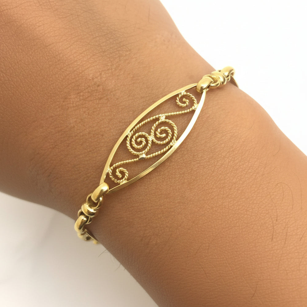 Bracelet en Or Jaune 18K - 13.08G -