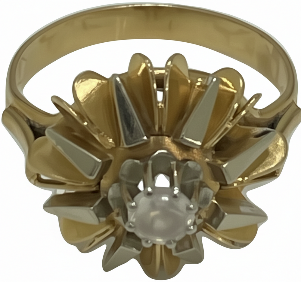 Bague en Or Jaune 18K - Taille 51