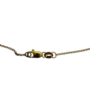 Collier Princesse Or Jaune avec Diamants et Émeraude