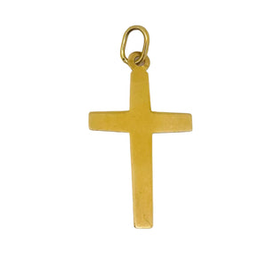 Pendentif Croix Or Jaune 750/1000 18 Carat